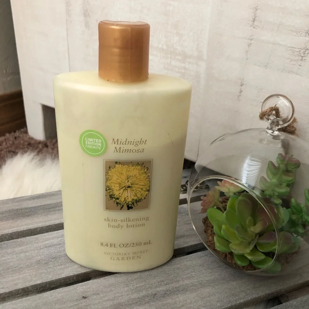 Rare Victoria’s Secret Garden Midnight Mimosa LE Skin-Silkening Body Lotion